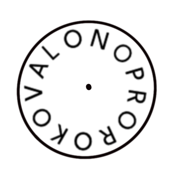 Logo featuring the text 'VALONOPROKOKO' arranged in a circular pattern.